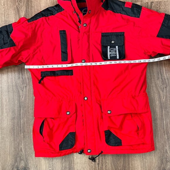 CB Sports Vintage Red Ski Jacket Jacket Coat Assault Celtech Sz L - Picture 10 of 14